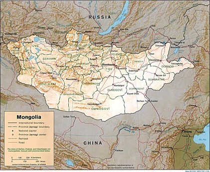 map of mongolia and china. i#39;m at: Map of Mongolia